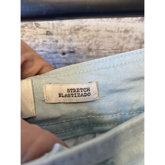 A New Day Wide Leg Stretch High Waist Capri Pants Light Blue Size 4 - Picture 6 of 7